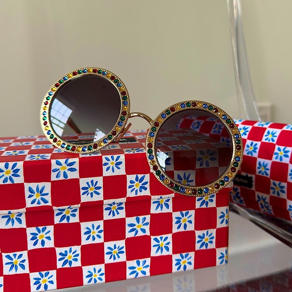 DOLCE & GABBANA Mambo sunglasses SUPER RARE ✨🌻 - Picture 3 of 4